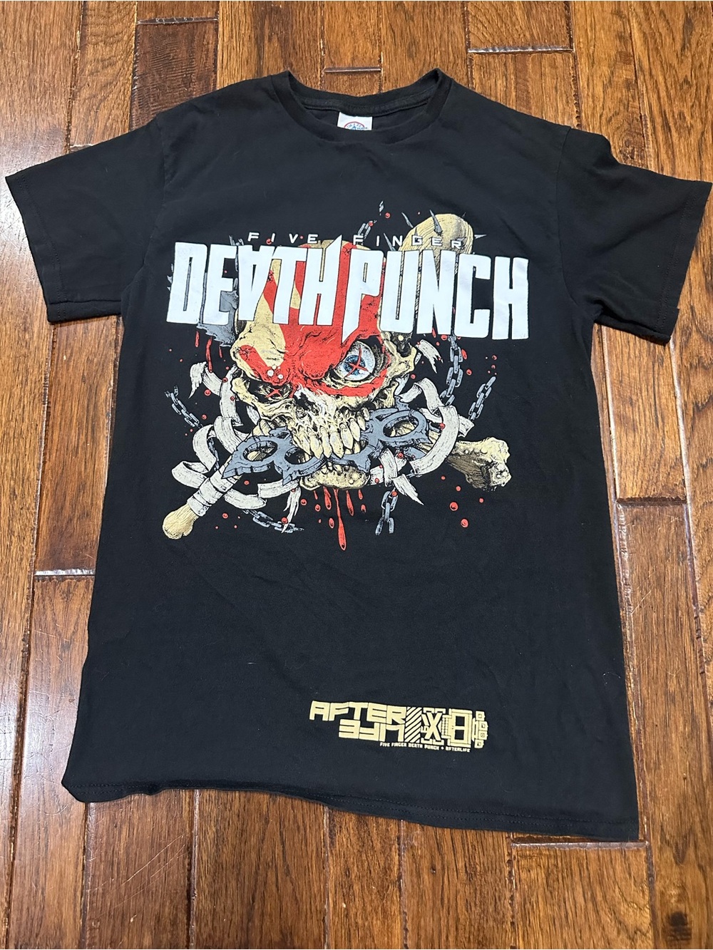Five Finger Death Punch 2022 Afterlife Concert Tour T Shirt Size S Black